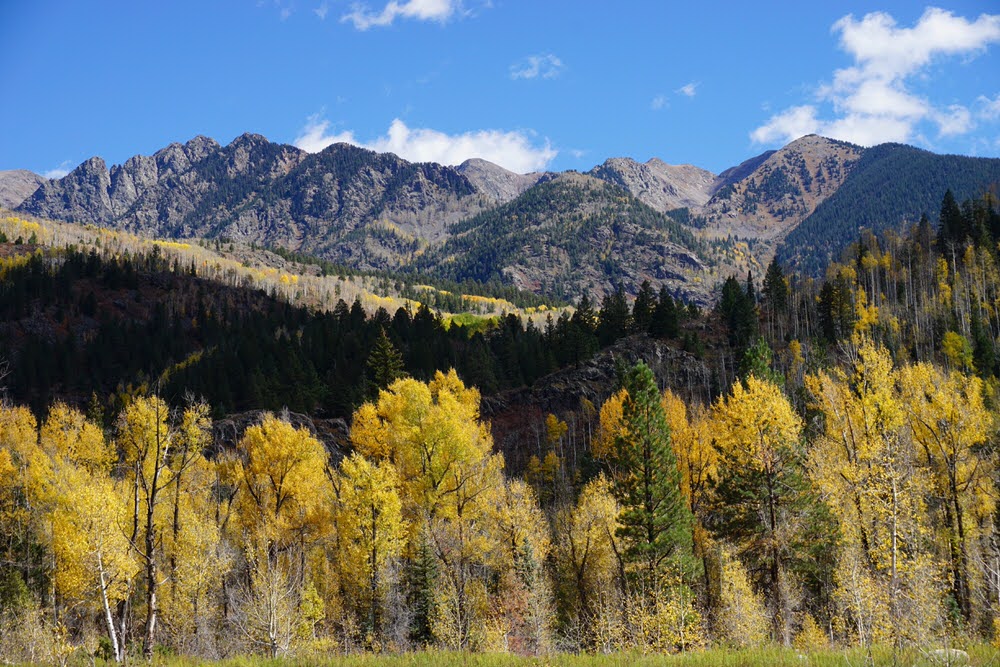 Purgatory Flats in Colorado's Weminuche Wilderness in Fall