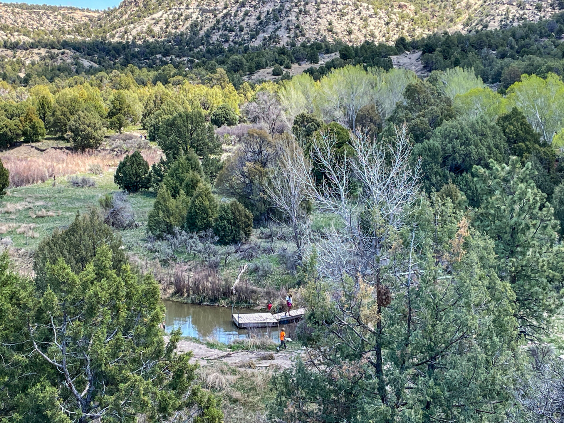 Nature Center View from Parking Area